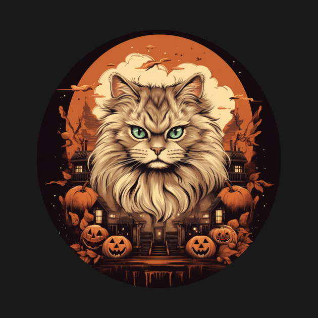 Siberian Cat Halloween, Cat Lover by logiamerch