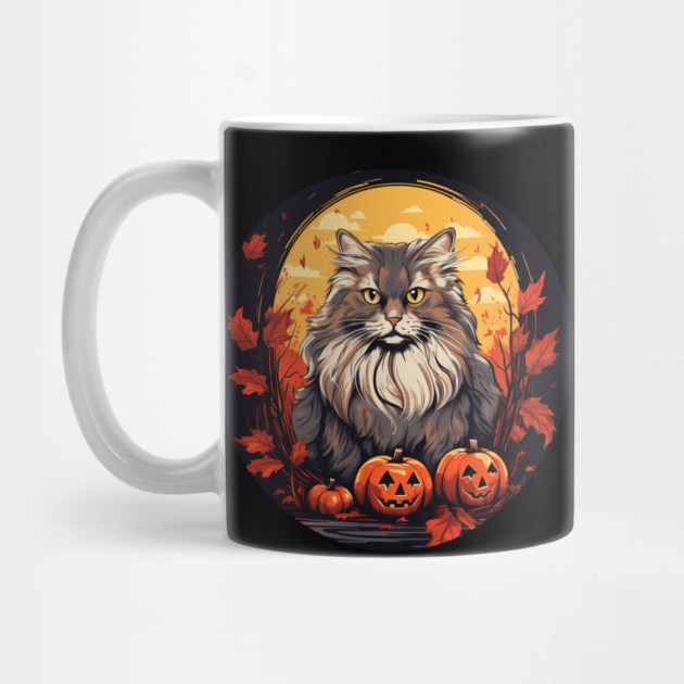Siberian Cat Halloween, Cat Lover by logiamerch