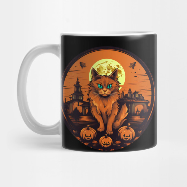 Somali Cat Halloween, Cat Lover by logiamerch