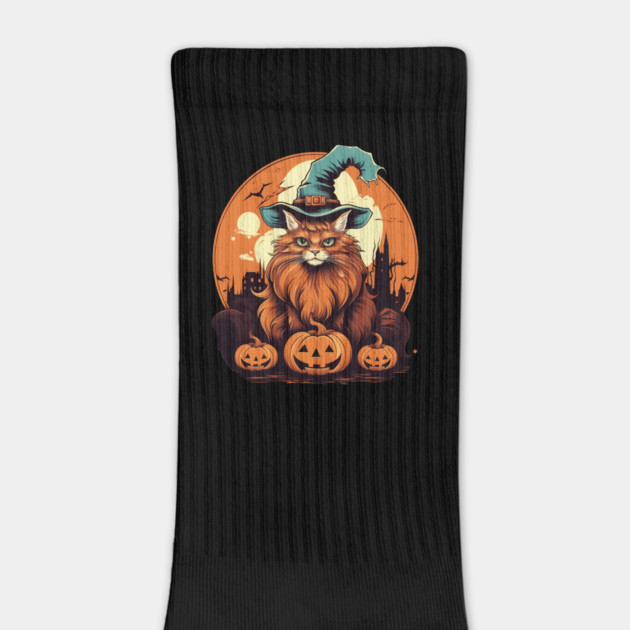 Somali Cat Halloween, Cat Lover by logiamerch