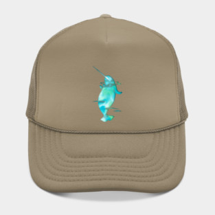Aqua Sea Narwhal Hat