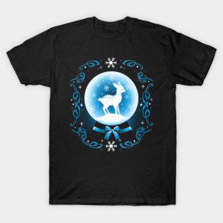 Snow Globe Deer T-Shirt