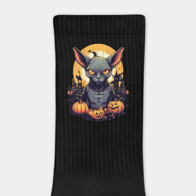 Sphynx Cat Halloween, Cat Lover by logiamerch