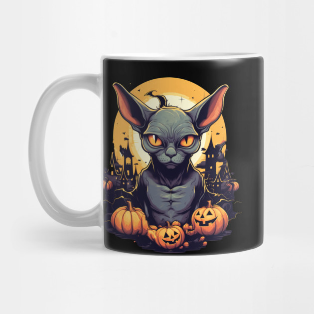 Sphynx Cat Halloween, Cat Lover by logiamerch