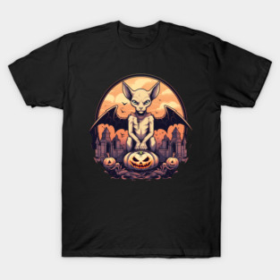 Sphynx Cat Halloween, Cat Lover T-Shirt