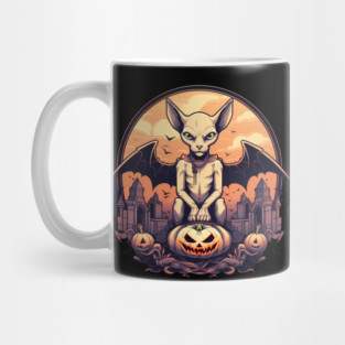 Sphynx Cat Halloween, Cat Lover Mug