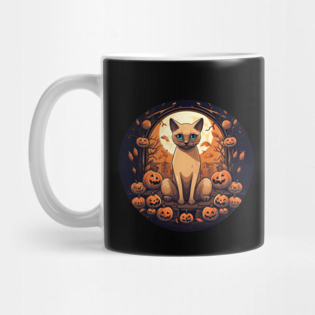Tonkinese Cat Halloween, Cat Lover by logiamerch
