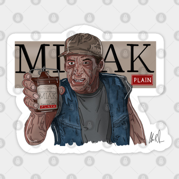 Ernest Scared Stupid: MIAK Sticker by 51Deesigns