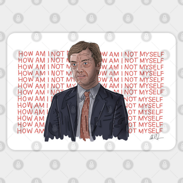 I Heart Huckabees: How Am I Not Myself Sticker by 51Deesigns