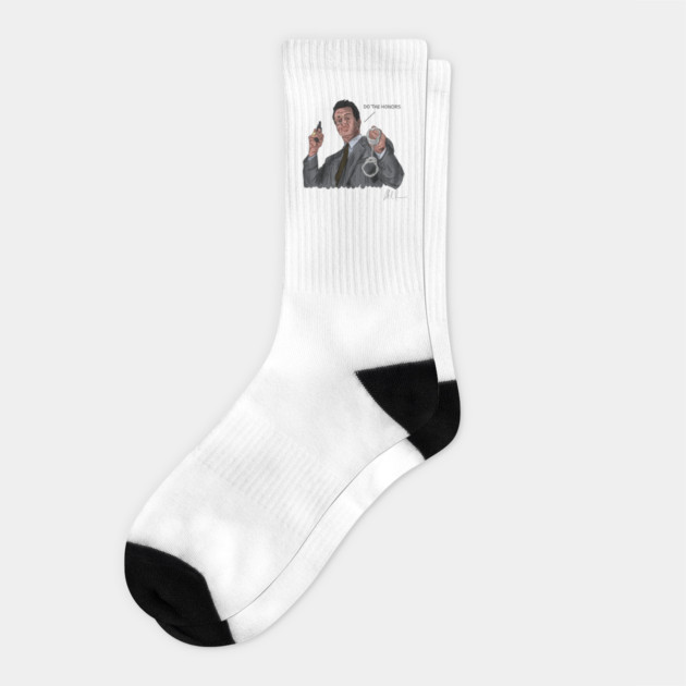 Tango & Cash: Do the Honors Socks by 51Deesigns