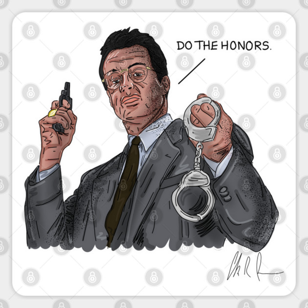 Tango & Cash: Do the Honors Sticker by 51Deesigns