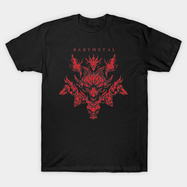 Baby Metal Fox God - Metalhead - T-Shirt | TeePublic