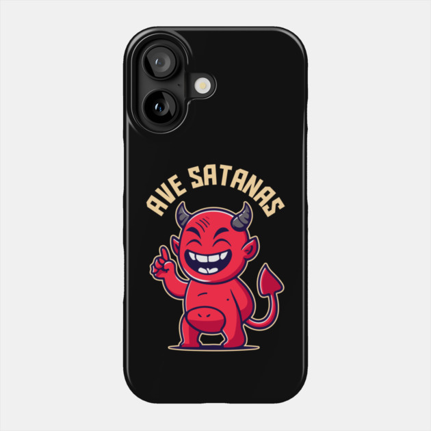 AVE SATANAS Phone Case by artslaves