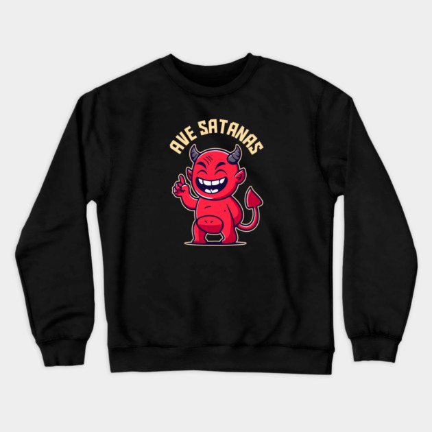 AVE SATANAS Crewneck Sweatshirt by artslaves