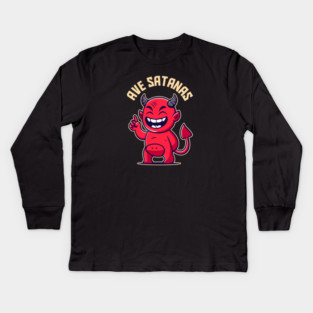 AVE SATANAS Kids Long Sleeve T-Shirt