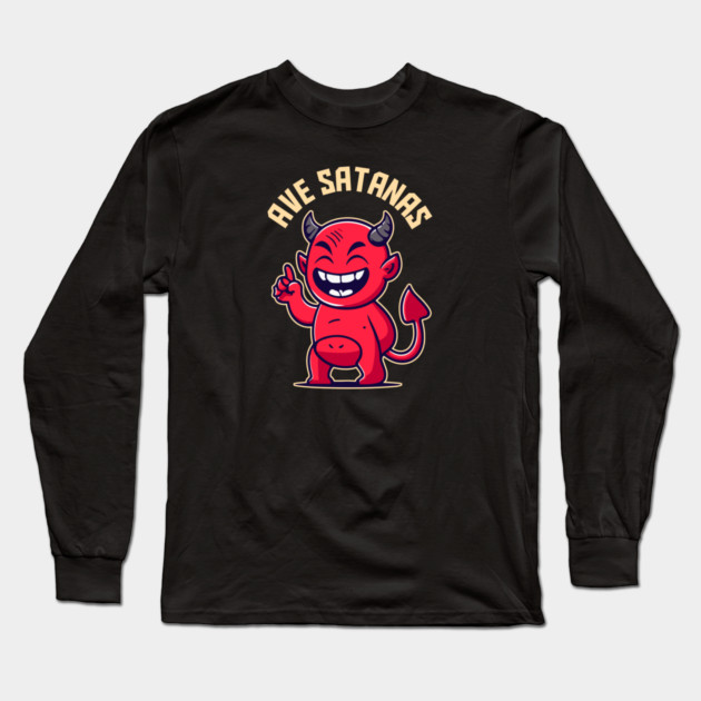 AVE SATANAS Long Sleeve T-Shirt by artslaves