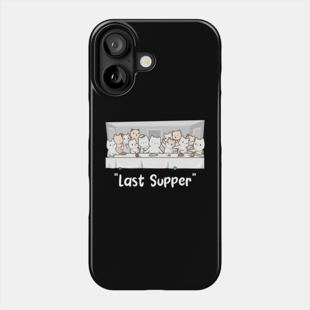 The Last Supper - A Feline Feast Phone Case by GoshWow®
