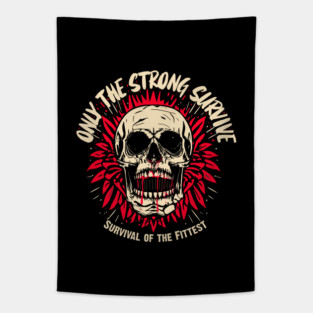 ONLY THE STRONG SURVIVE Tapestry