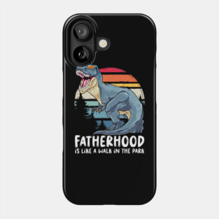 Fatherhood, A Walk in the Park Phone Case