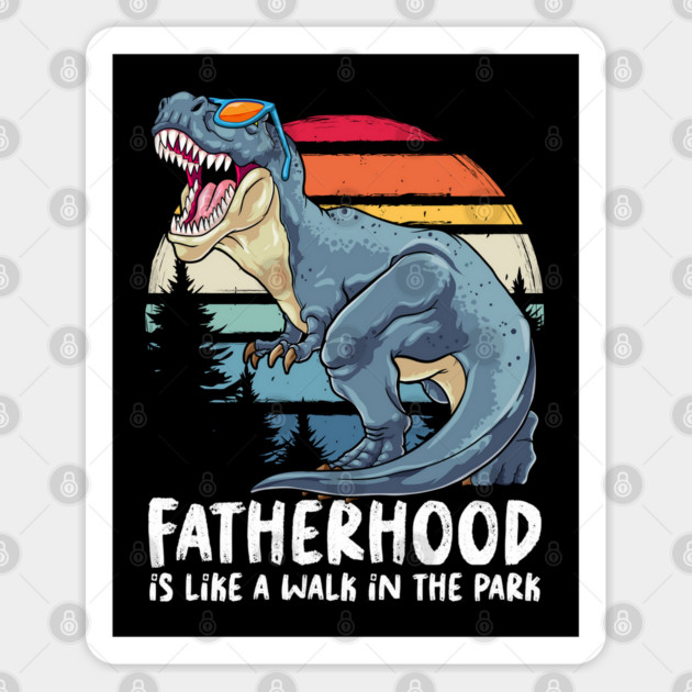 Fatherhood, A Walk in the Park Sticker by GoshWow®