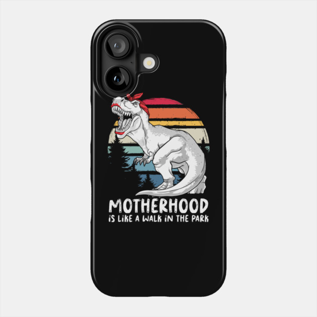 Motherhood, A Walk in the Park Phone Case by GoshWow®