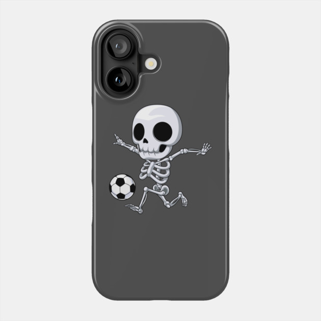 Bony Boots: The Skeleton Soccer Star Phone Case by GoshWow®