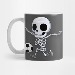Bony Boots: The Skeleton Soccer Star Mug