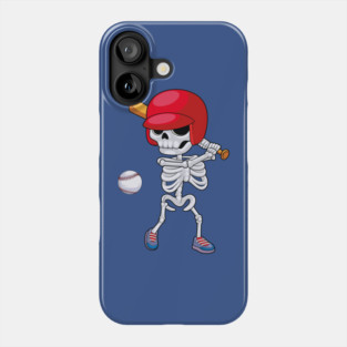 Skeleton Baseball: A Home Run from the Afterlife Phone Case
