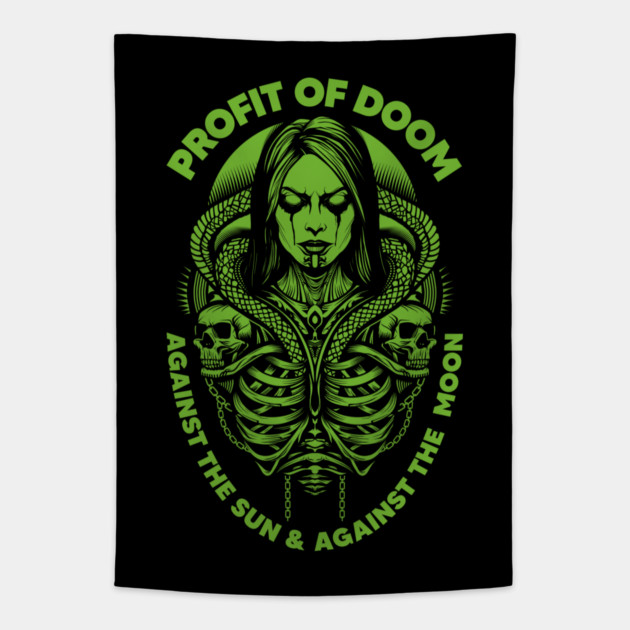 PROFIT OF DOOM Tapestry by artslaves