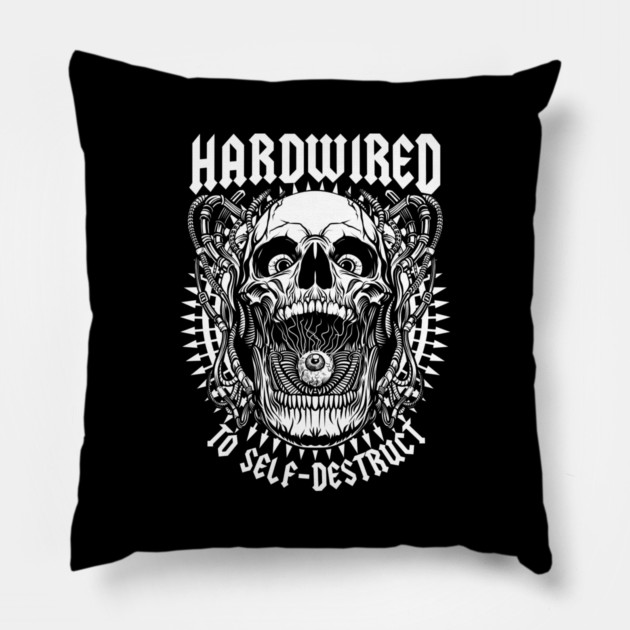 HARDWIRED Pillow by artslaves