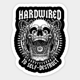 HARDWIRED Sticker