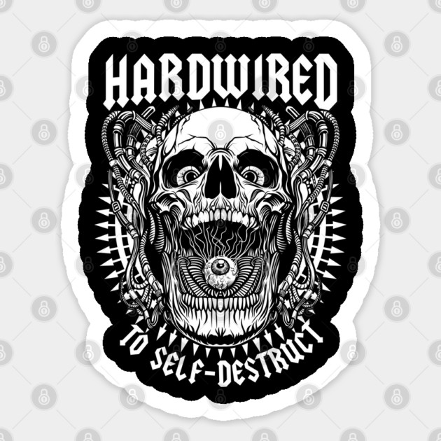 HARDWIRED Sticker by artslaves