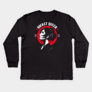 ROCKET QUEEN Kids Long Sleeve T-Shirt