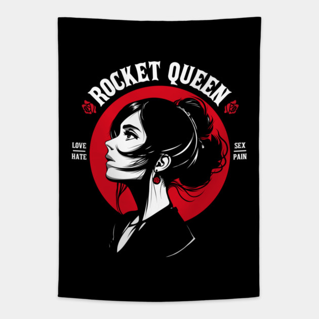 ROCKET QUEEN Tapestry by artslaves