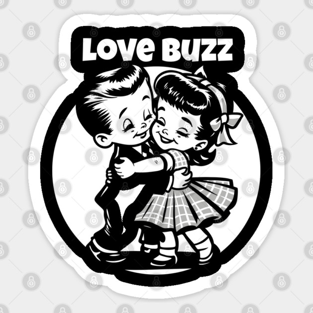 LOVE BUZZ Sticker by artslaves