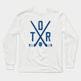 TOR Retro Sticks - White Long Sleeve T-Shirt