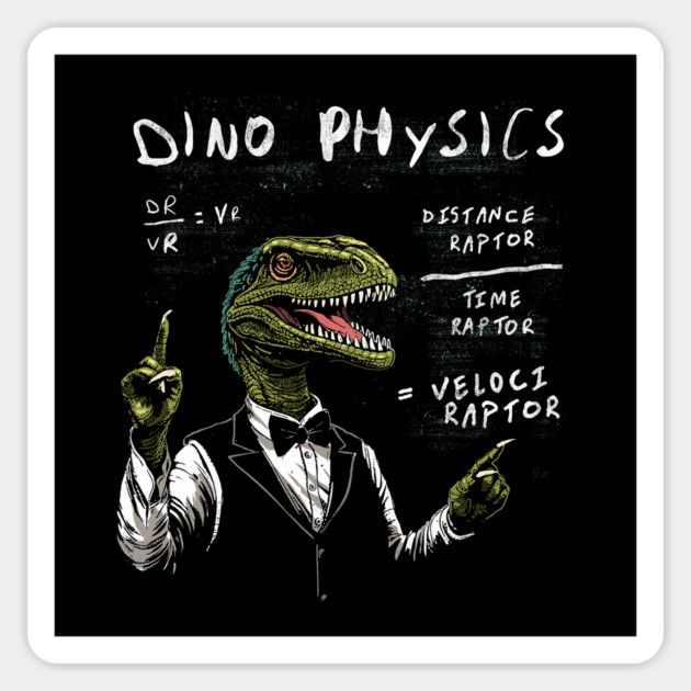 Dino Physics Magnet by GoshWow®