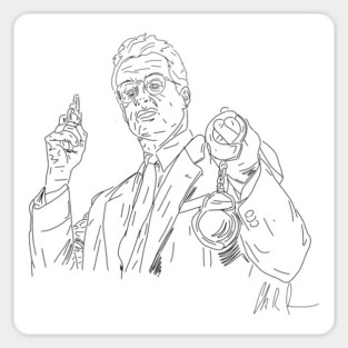 Tango & Cash: Sly StalloUTLINE Sticker