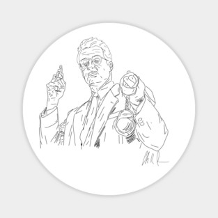 Tango & Cash: Sly StalloUTLINE Magnet
