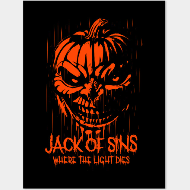 JACK OF SINS Wall Art by artslaves