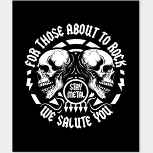 FOR THOSE ABOUT TO ROCK Posters and Art