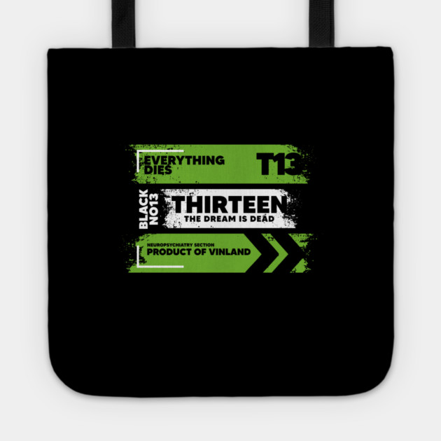 THIRTEEN Tote by artslaves