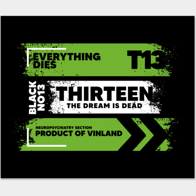 THIRTEEN Wall Art by artslaves
