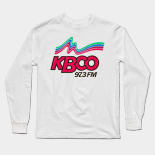 KBCO Boulder -- 70s Radio Station Long Sleeve T-Shirt