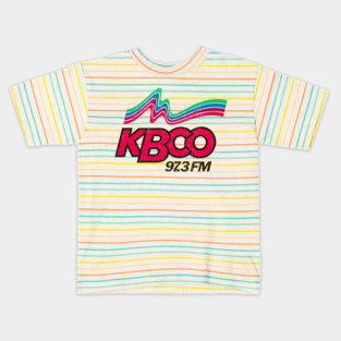 KBCO Boulder -- 70s Radio Station Kids T-Shirt