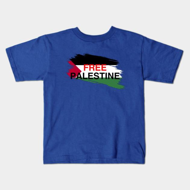 FREE PALESTINE Kids T-Shirt by Prinyos