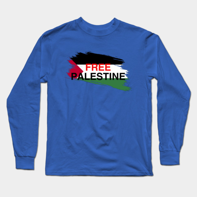 FREE PALESTINE Long Sleeve T-Shirt by Prinyos