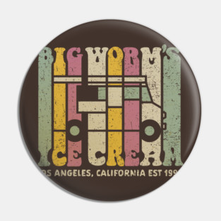 Big Worm's Ice Cream Pin