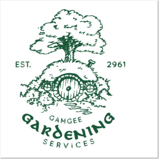 Gamgee Gardening Services Posters and Art