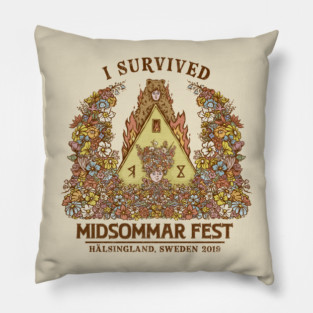 I Survived Midsommar Fest Pillow